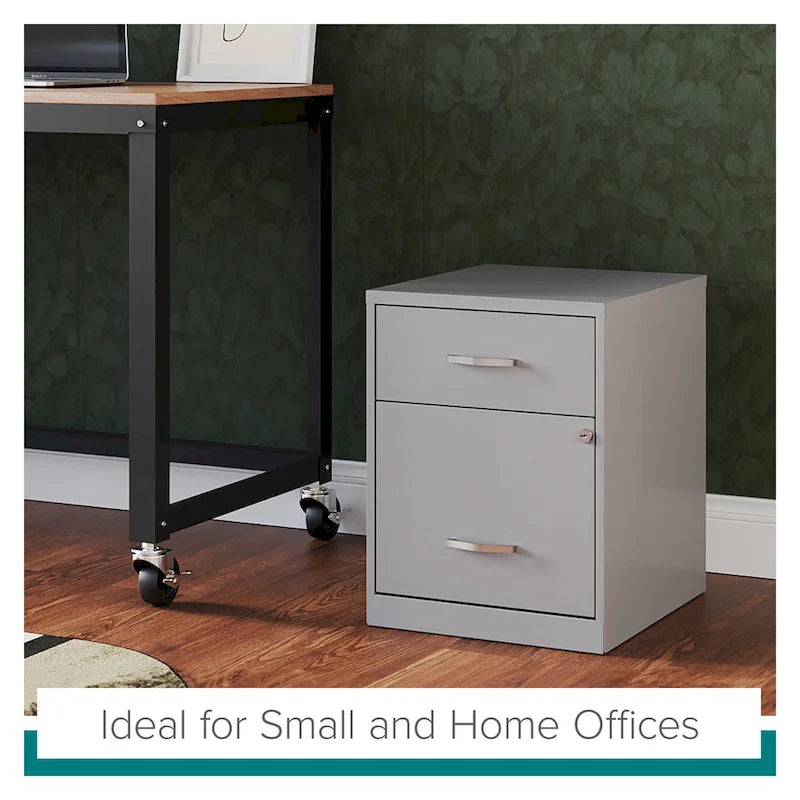 Classeur vertical Space Solutions 18 po de profondeur à 2 tiroirs de largeur lettre avec tiroir à accessoires