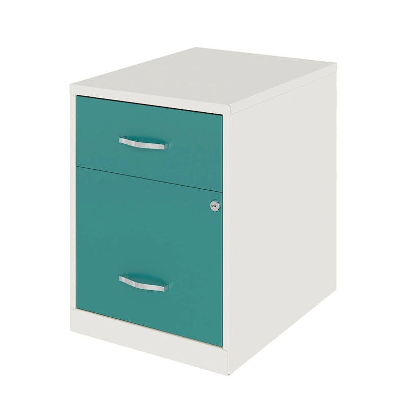 Classeur vertical Space Solutions 18 po de profondeur à 2 tiroirs de largeur lettre avec tiroir à accessoires
