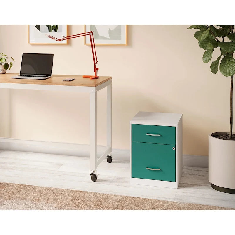 Classeur vertical Space Solutions 18 po de profondeur à 2 tiroirs de largeur lettre avec tiroir à accessoires