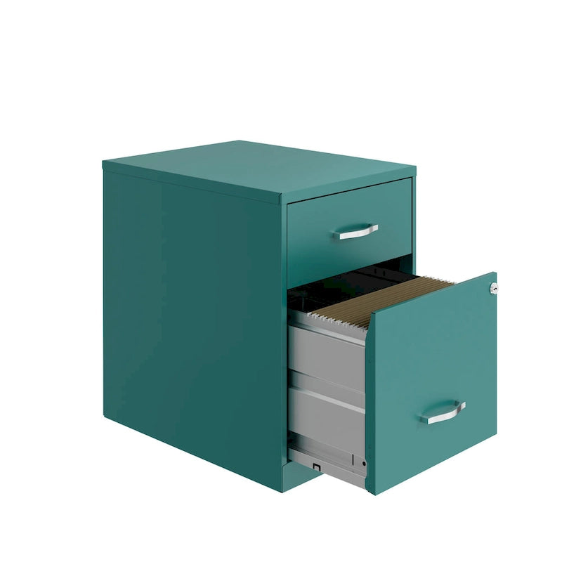 Classeur vertical Space Solutions 18 po de profondeur à 2 tiroirs de largeur lettre avec tiroir à accessoires