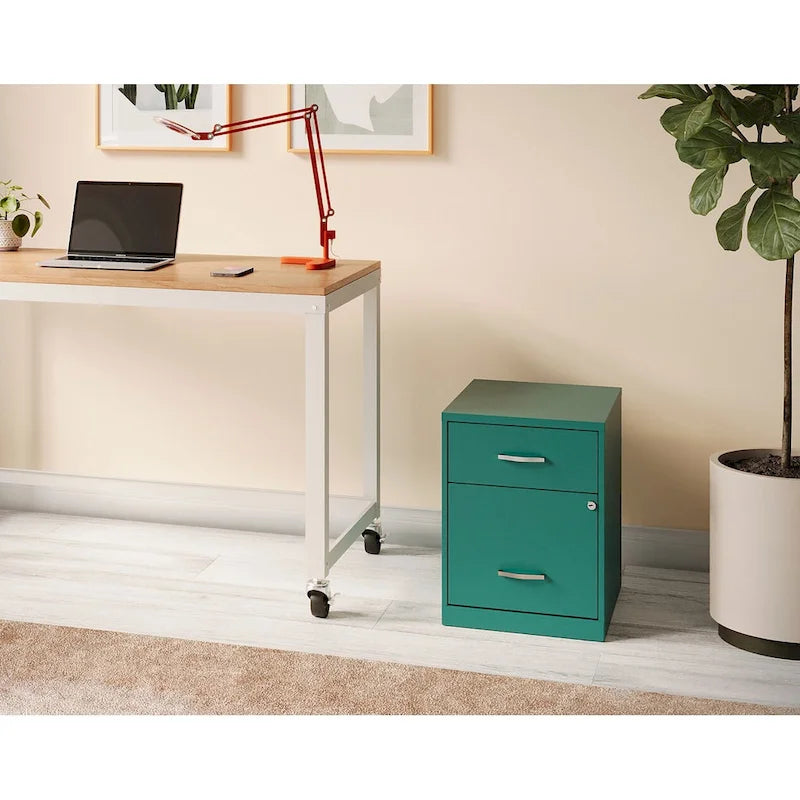 Classeur vertical Space Solutions 18 po de profondeur à 2 tiroirs de largeur lettre avec tiroir à accessoires