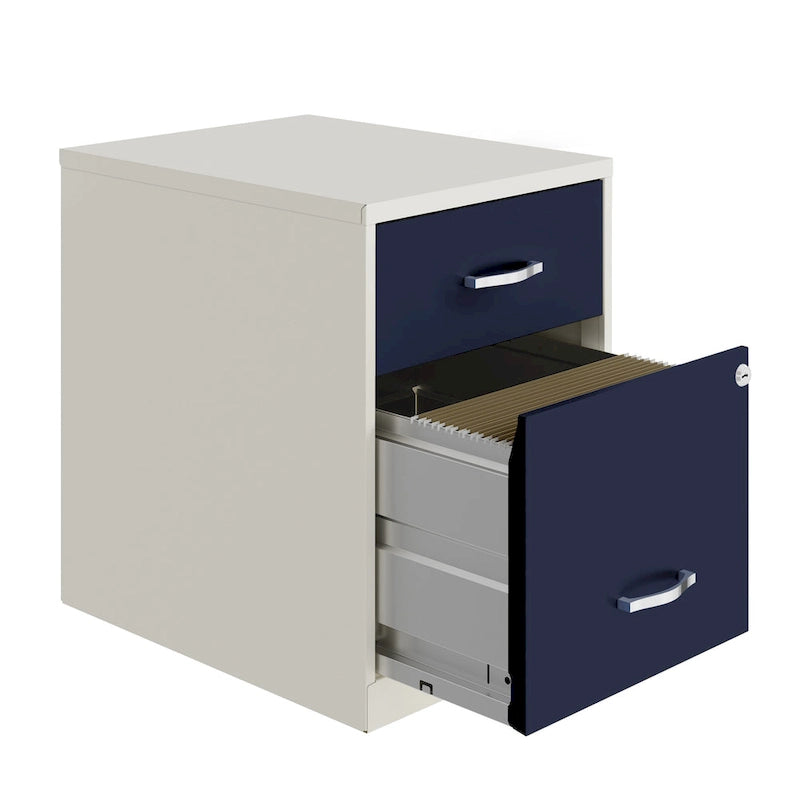 Classeur vertical Space Solutions 18 po de profondeur à 2 tiroirs de largeur lettre avec tiroir à accessoires