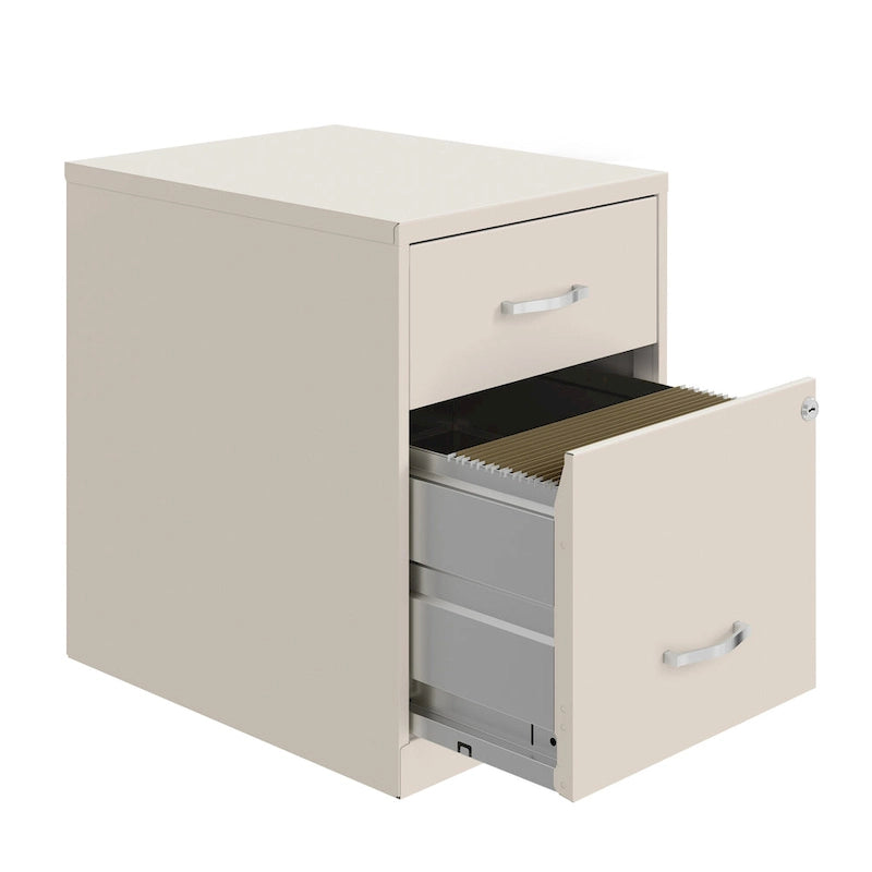 Classeur vertical Space Solutions 18 po de profondeur à 2 tiroirs de largeur lettre avec tiroir à accessoires