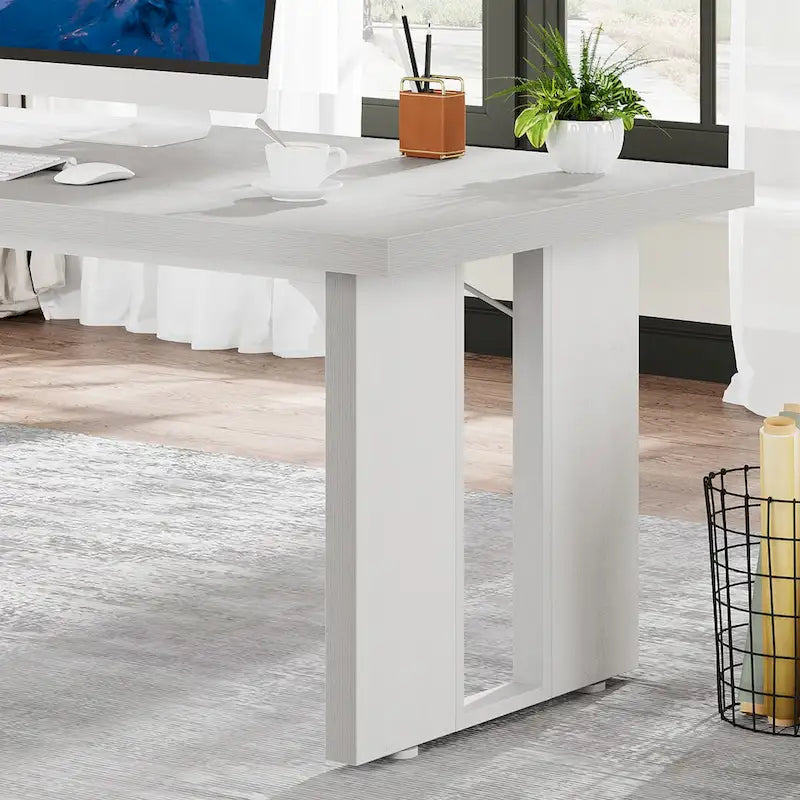 Bureau de direction 70,9 pouces, grande station de travail de bureau d'ordinateur