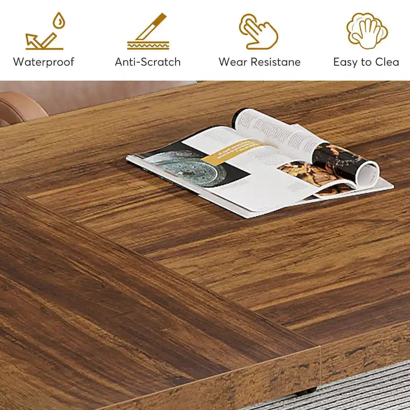 Bureau de direction 70,9 pouces, grande station de travail de bureau d'ordinateur