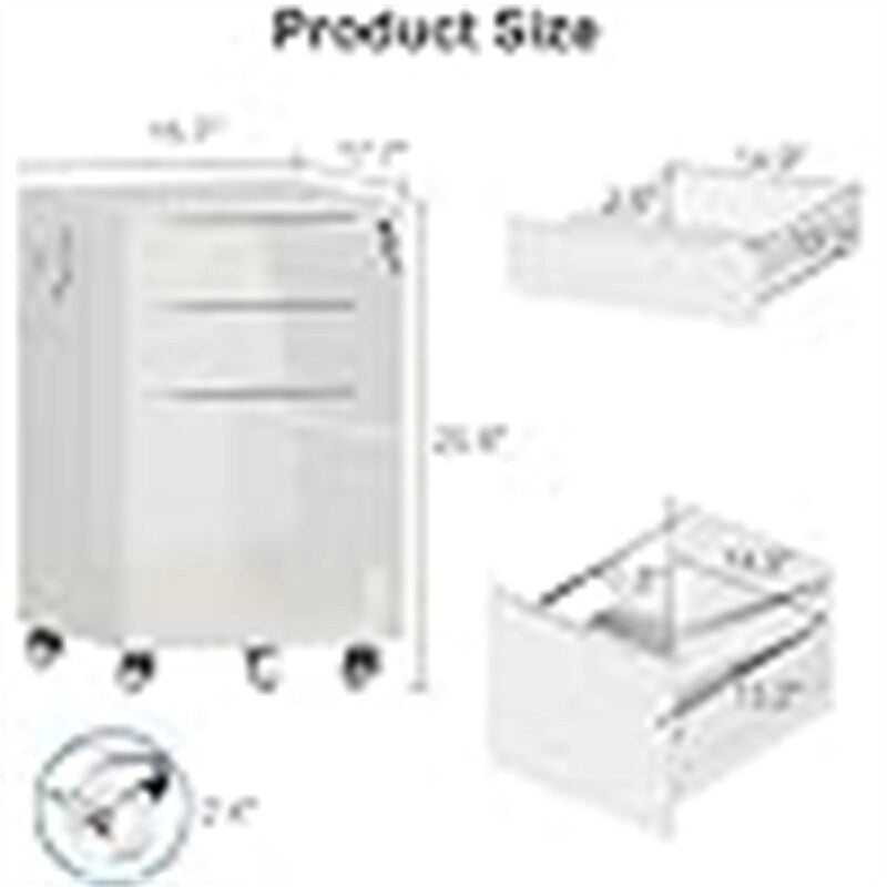 Classeur ultra brillant - 17.72P x 15.75L x 25.59H