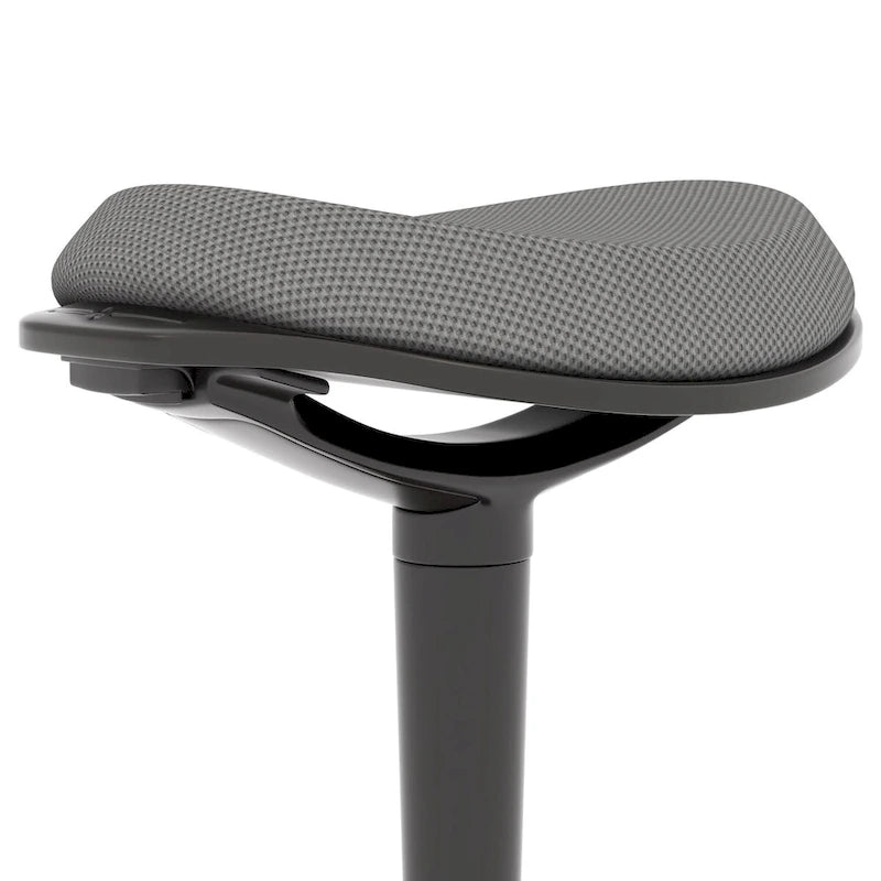 Chaise de bureau debout HOMCOM, tabouret ergonomique sans dossier, hauteur réglable 56,4-71,4 cm