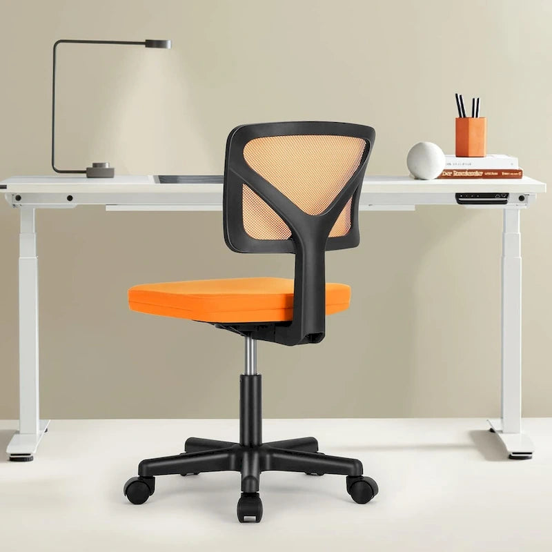 Chaise de bureau en similicuir confortable, chaise de bureau à domicile avec accoudoirs et pivot réglable