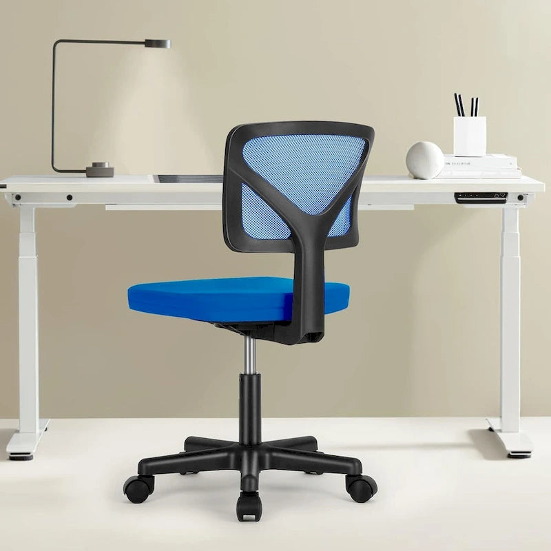 Chaise de bureau en similicuir confortable, chaise de bureau à domicile avec accoudoirs et pivot réglable