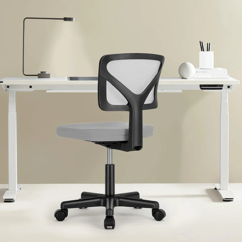 Chaise de bureau en similicuir confortable, chaise de bureau à domicile avec accoudoirs et pivot réglable