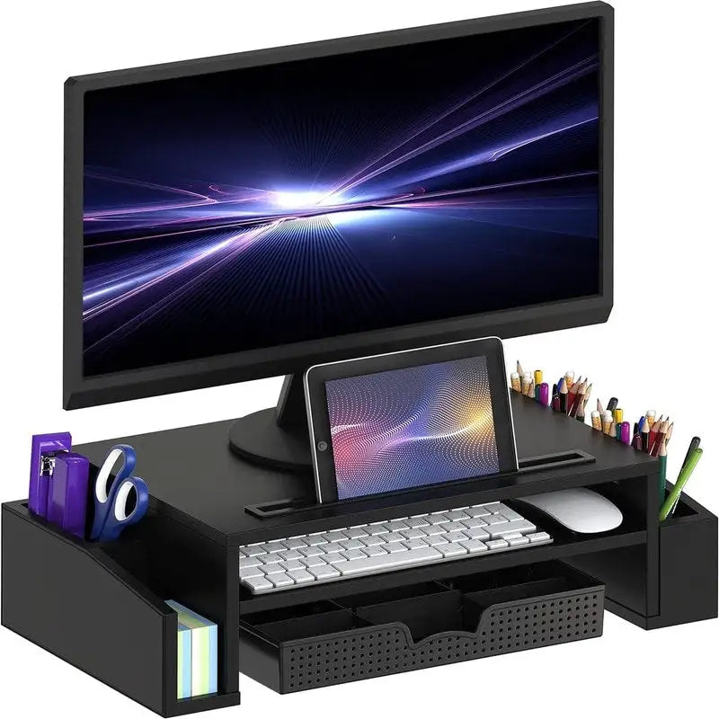 Support et rehausseur de moniteur de bureau