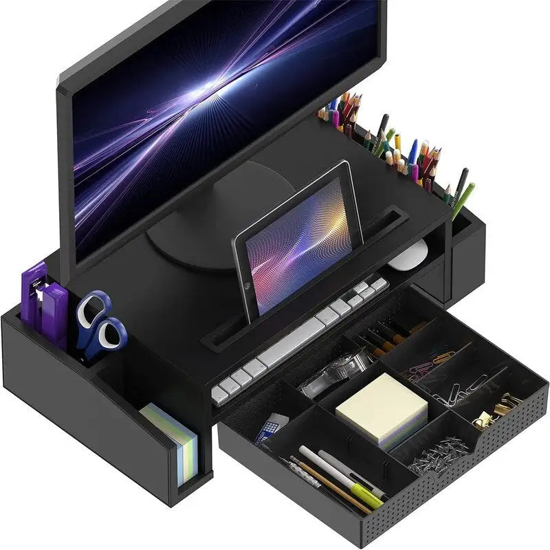 Support et rehausseur de moniteur de bureau