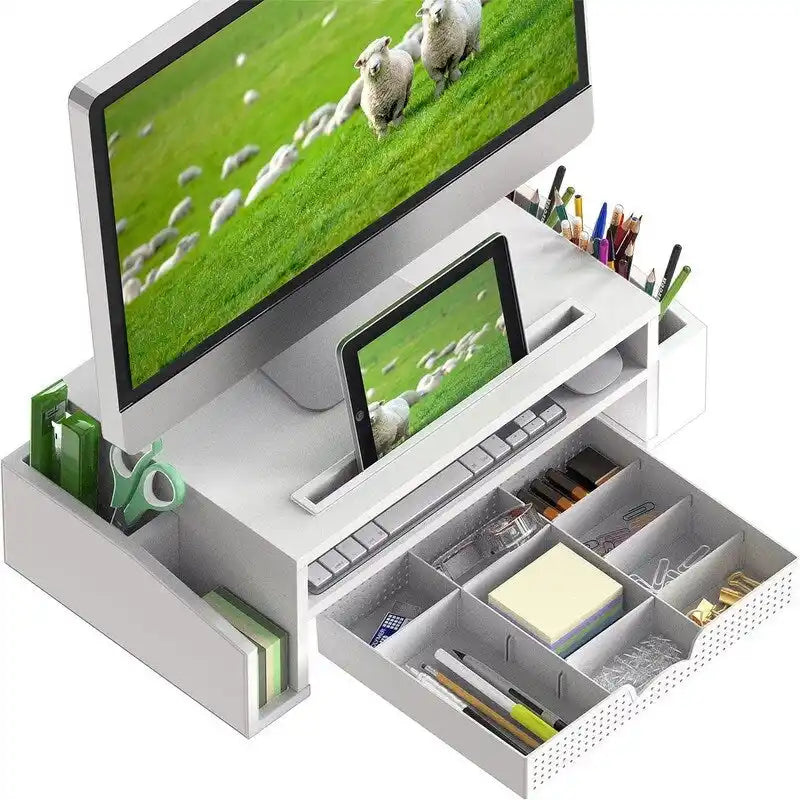 Support et rehausseur de moniteur de bureau