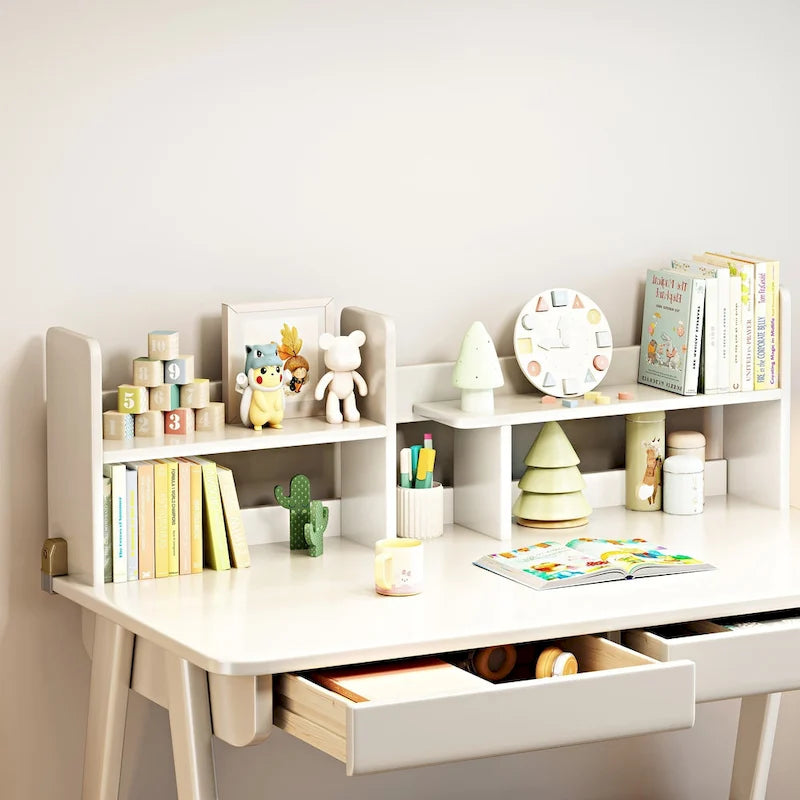 Bureau d'enfant Table d'enfant Bureau d'ordinateur en bois avec étagère - S.O.