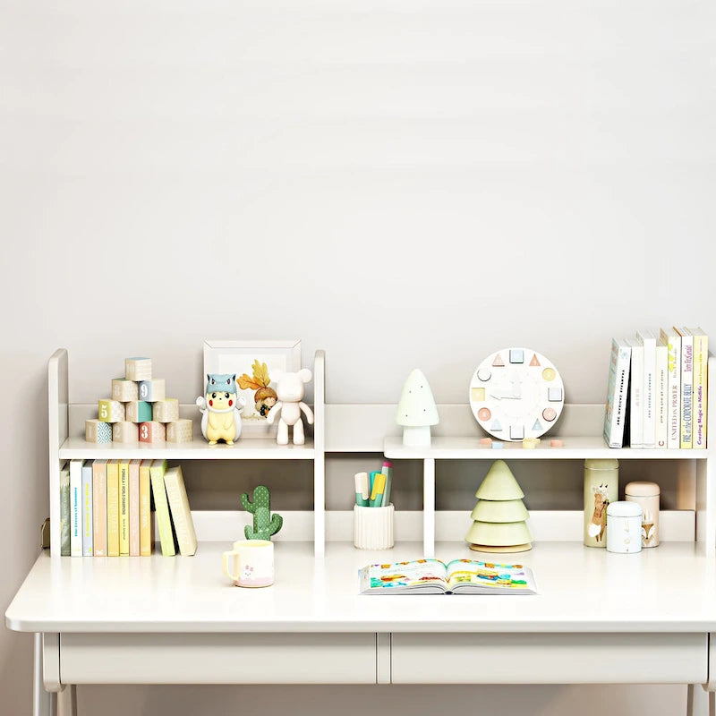 Bureau d'enfant Table d'enfant Bureau d'ordinateur en bois avec étagère - S.O.