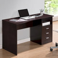 Bureau d'ordinateur classique à 3 tiroirs designs modernes