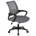 Chaise de bureau ergonomique Yaheetech réglable avec dossier en maille et pivotant