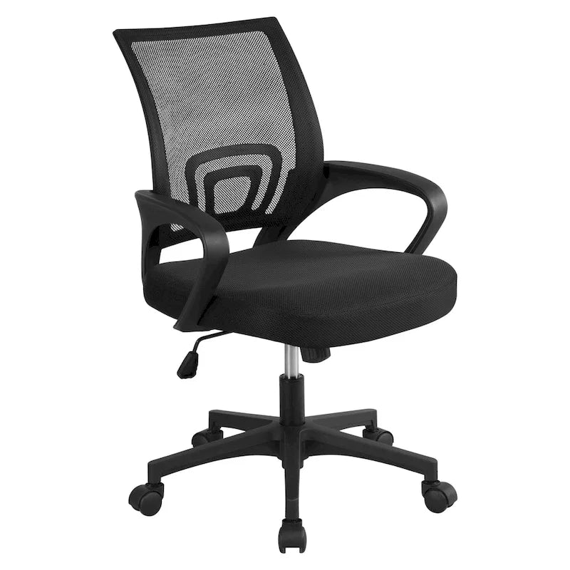 Chaise de bureau ergonomique Yaheetech réglable avec dossier en maille et pivotant