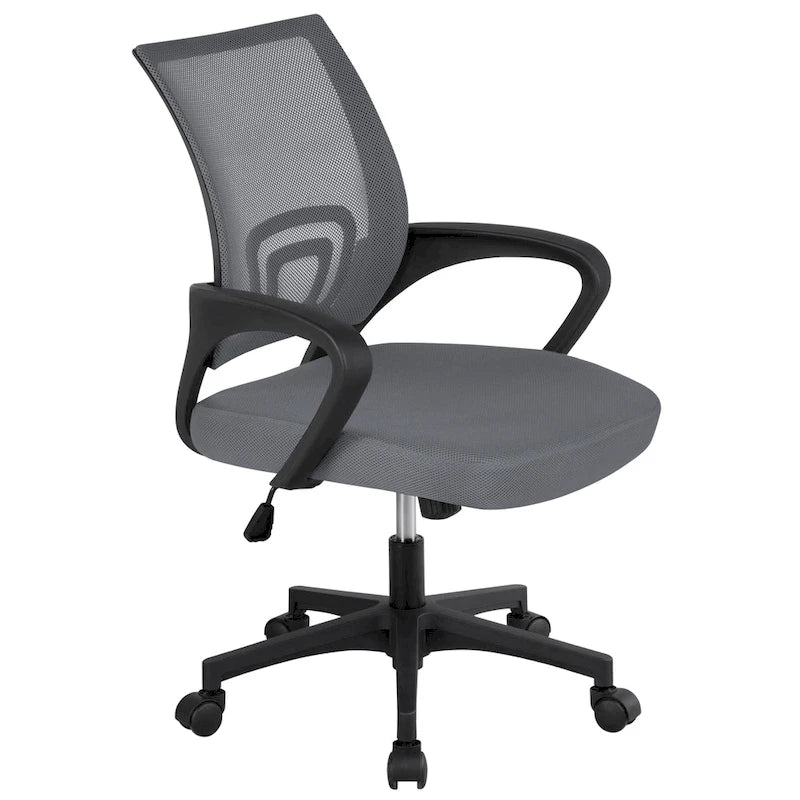 Chaise de bureau ergonomique Yaheetech réglable avec dossier en maille et pivotant
