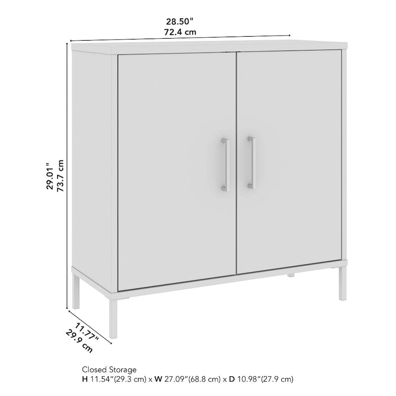 Petit meuble de rangement Essence avec portes par Bush Furniture