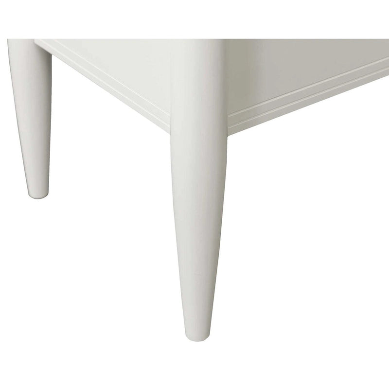 Bureau contemporain demi-piédestal, bureau, bureau d'appoint, blanc