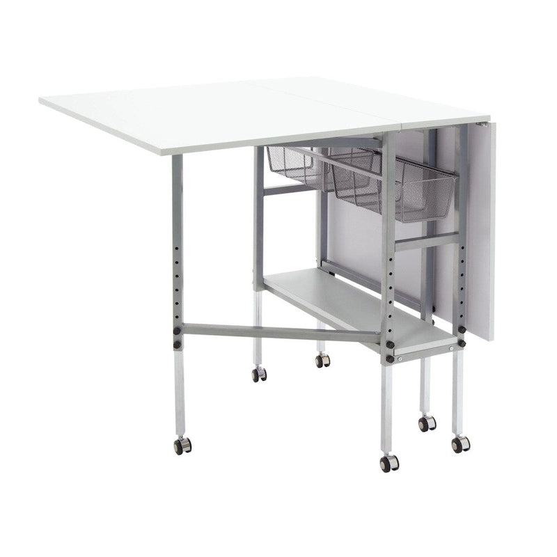 Table de loisirs créatifs Sew Ready à hauteur réglable avec tiroirs