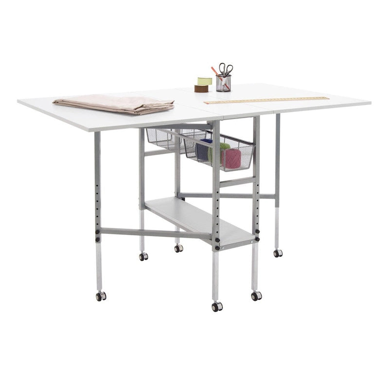 Table de loisirs créatifs Sew Ready à hauteur réglable avec tiroirs