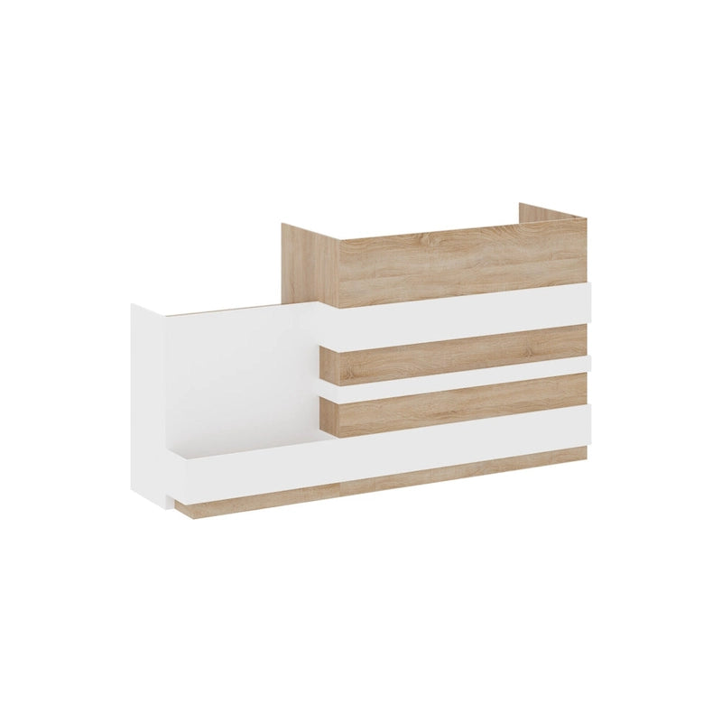 Bureau de réception contemporain avec tiroir clavier