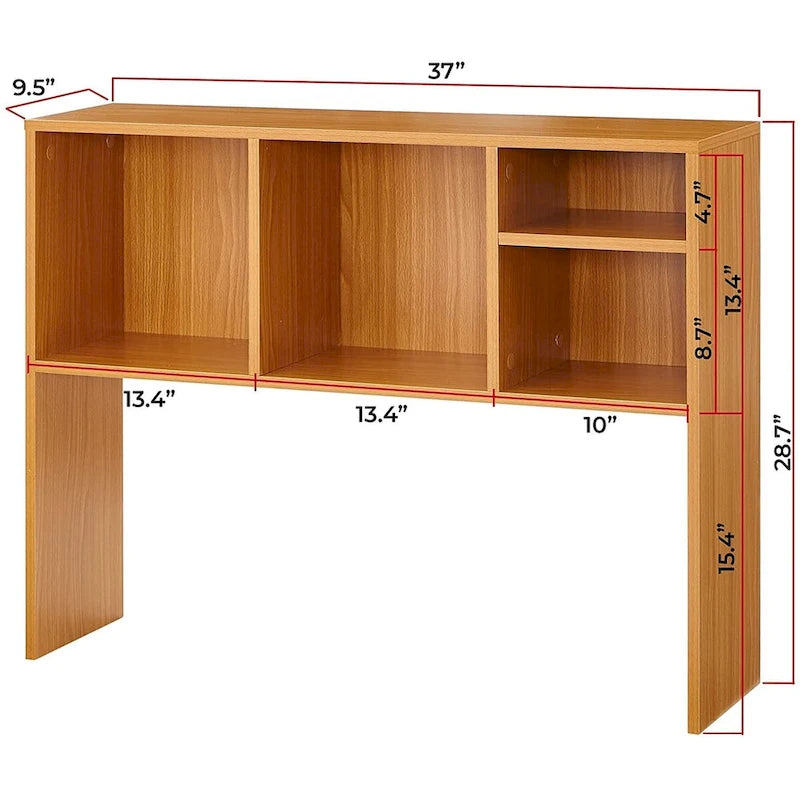 Hêtre (bois naturel) The Cube - Étagère de bureau par DormCo