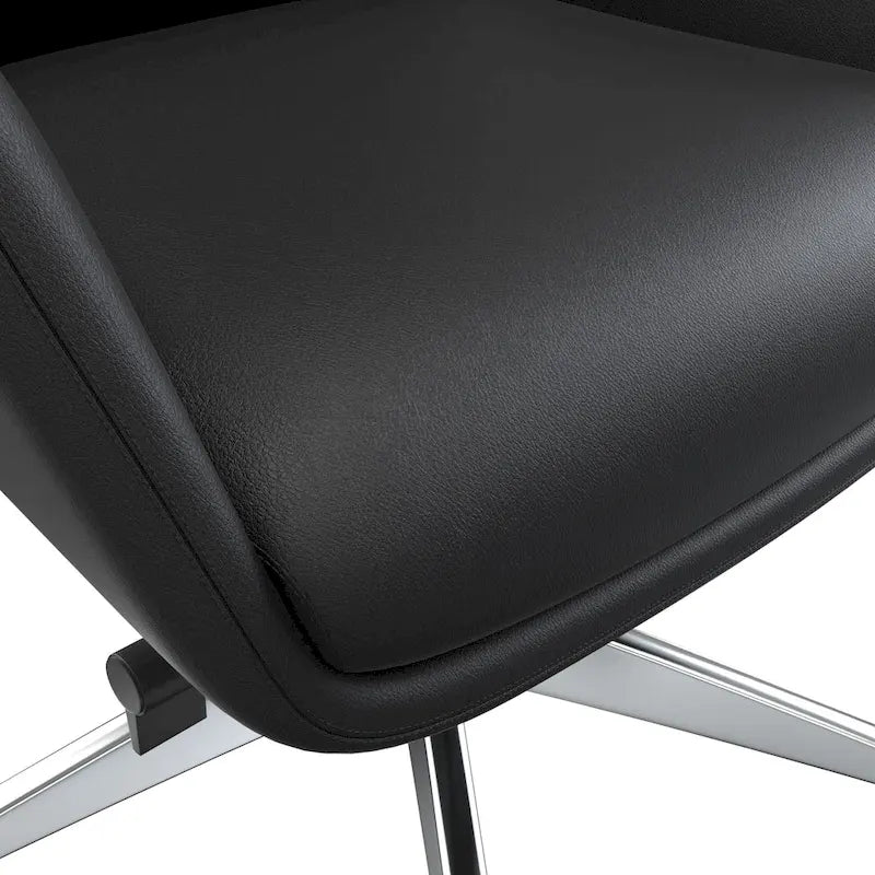 Fauteuil de bureau en cuir à dossier haut Summit avec fonctions pivotantes et inclinables