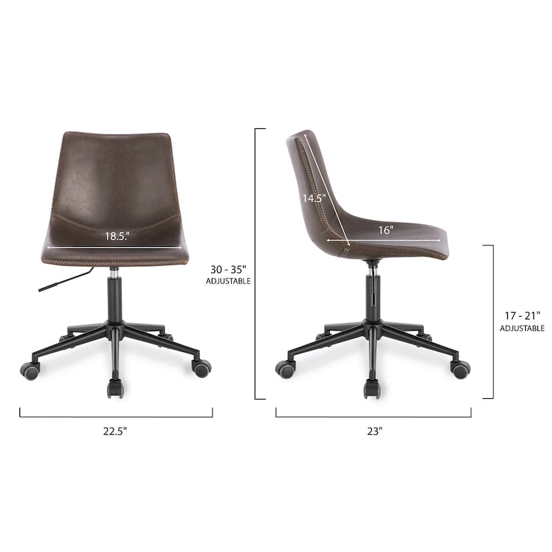 Chaise de travail/de bureau Paxton Poly & Bark