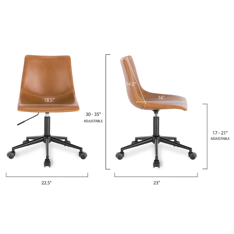 Chaise de travail/de bureau Paxton Poly & Bark