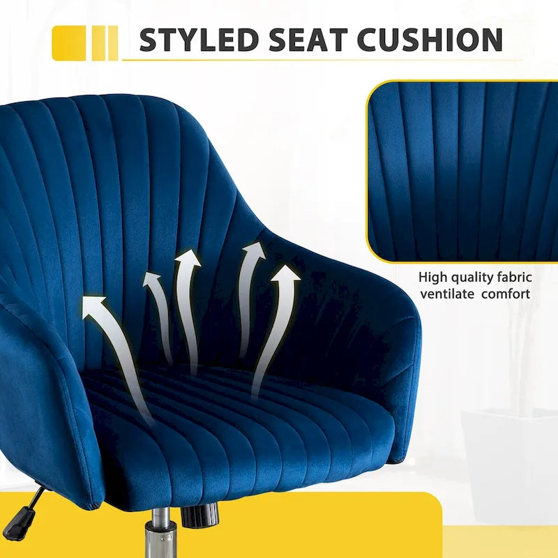 Chaise de bureau de loisirs moderne GEITIN avec hauteur réglable