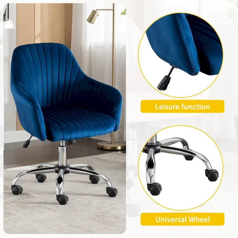 Chaise de bureau de loisirs moderne GEITIN avec hauteur réglable