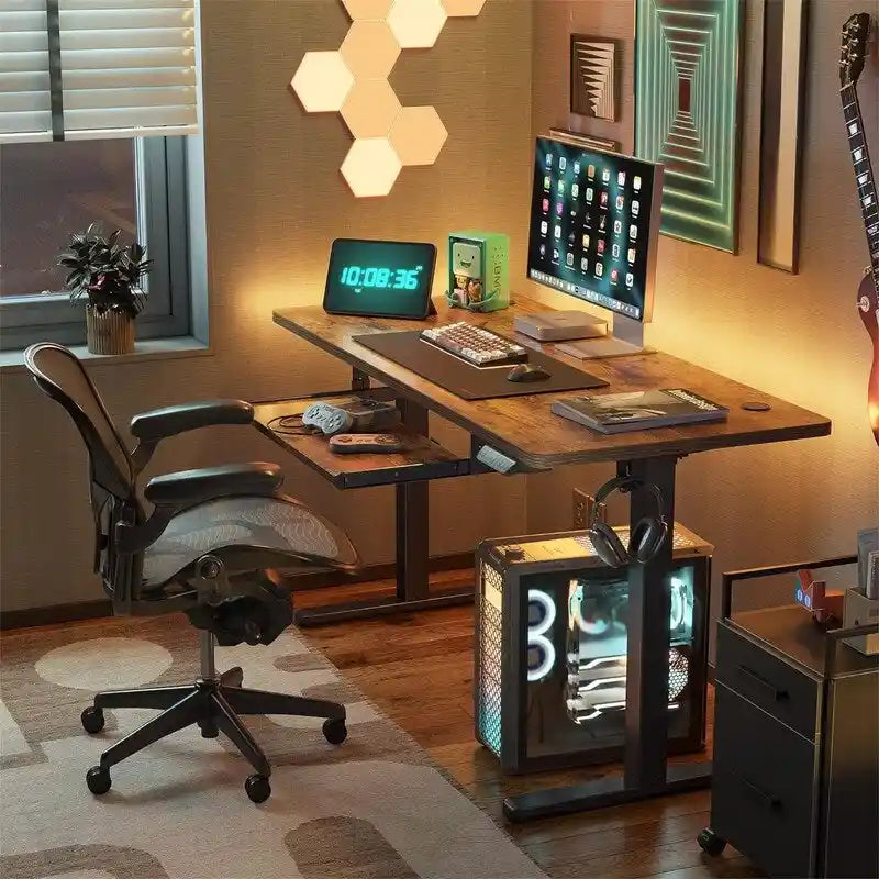 Bureau électrique à hauteur réglable