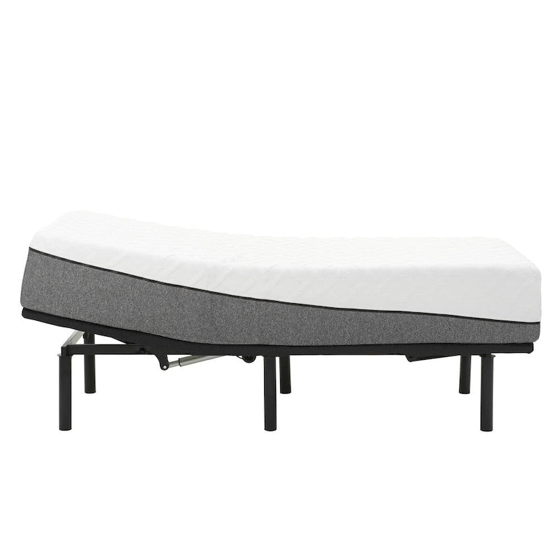 Ensemble matelas en mousse à mémoire de forme 12 pouces Sleep Zone Pacifica et base réglable