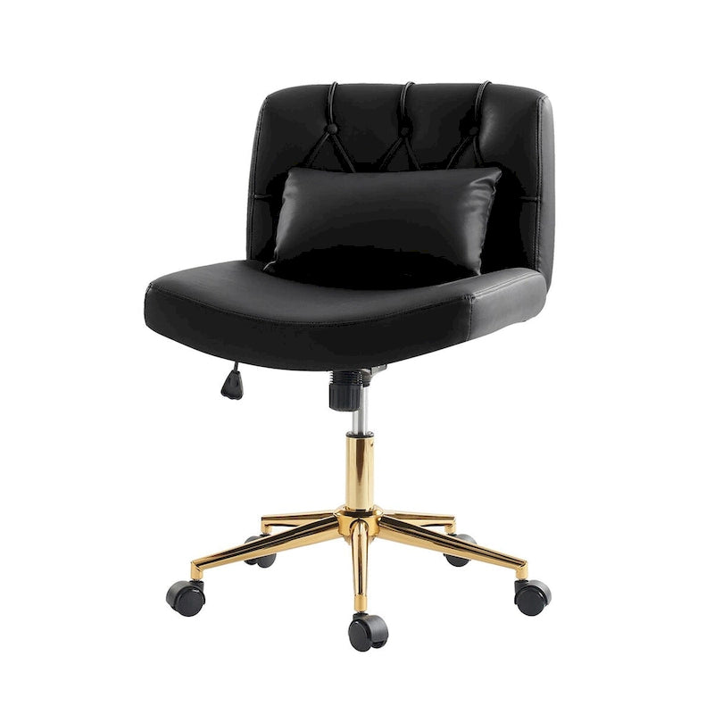Chaise de bureau pivotante et inclinable Charlie Modern avec coussin par HULALA HOME