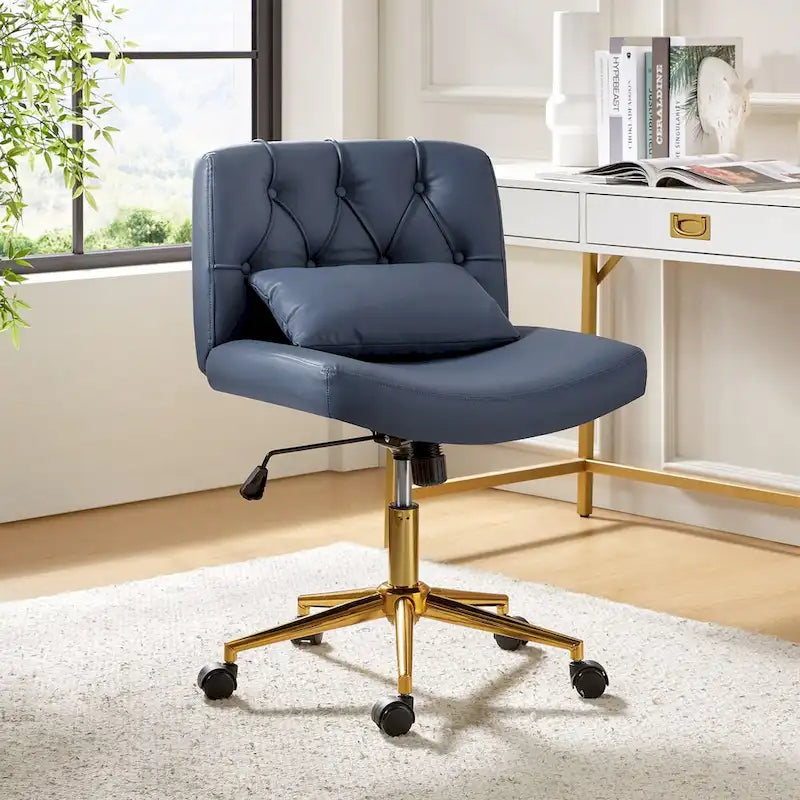 Chaise de bureau pivotante et inclinable Charlie Modern avec coussin par HULALA HOME