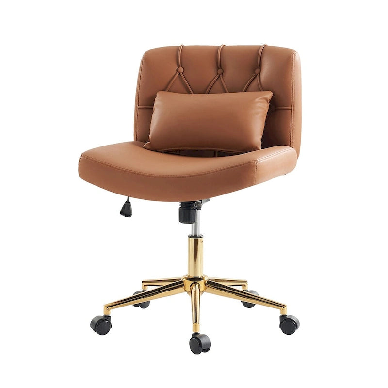 Chaise de bureau pivotante et inclinable Charlie Modern avec coussin par HULALA HOME