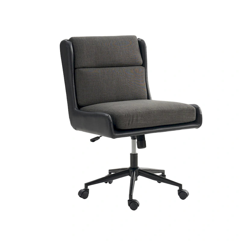 Fauteuil de bureau moderne pivotant et inclinable Siegfried avec revêtement souple amovible par HULALA HOME