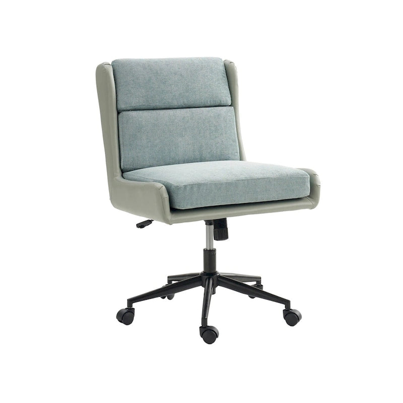 Fauteuil de bureau moderne pivotant et inclinable Siegfried avec revêtement souple amovible par HULALA HOME