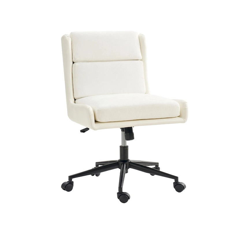 Fauteuil de bureau moderne pivotant et inclinable Siegfried avec revêtement souple amovible par HULALA HOME