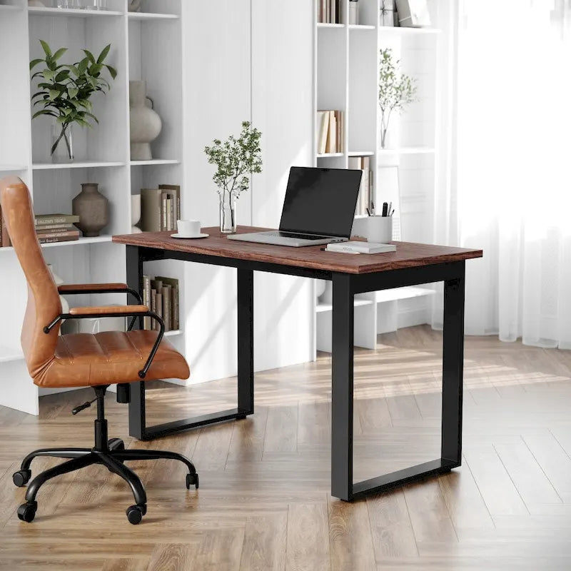 Table de conférence commerciale avec plateau stratifié et piètement en U