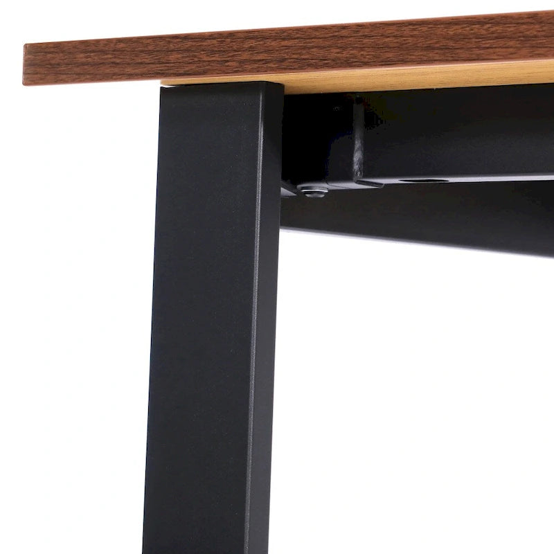 Table de conférence commerciale avec plateau stratifié et piètement en U