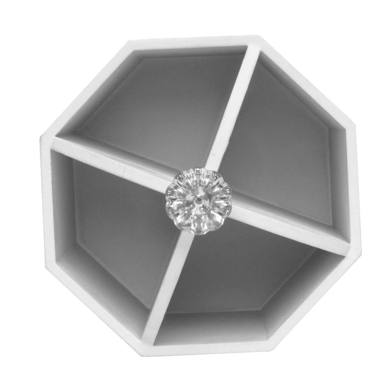Organisateur de papeterie pivotant American Art Decor - Blanc
