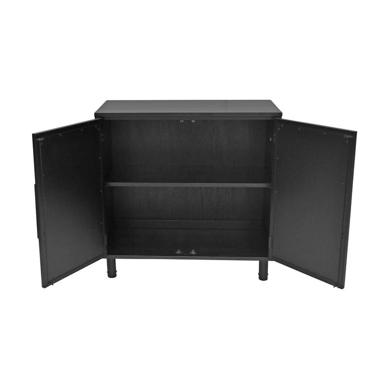 Hopper Studio Delancey Armoire noire 2 portes
