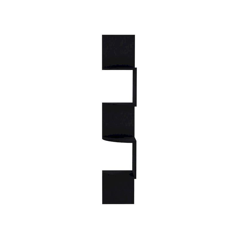 Étagère d'angle, design mural moderne avec étagères multiples