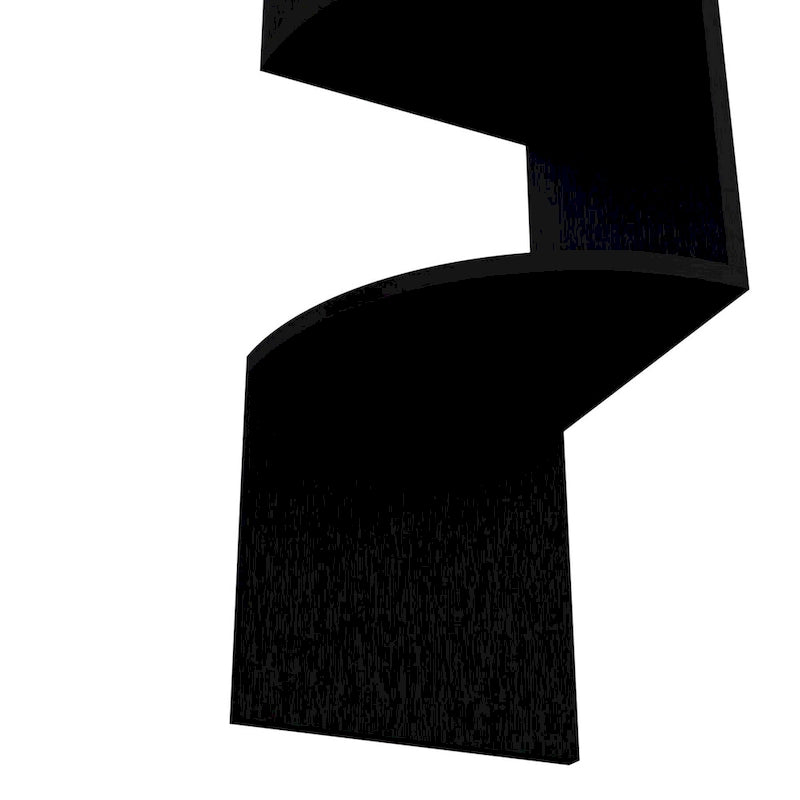 Étagère d'angle, design mural moderne avec étagères multiples