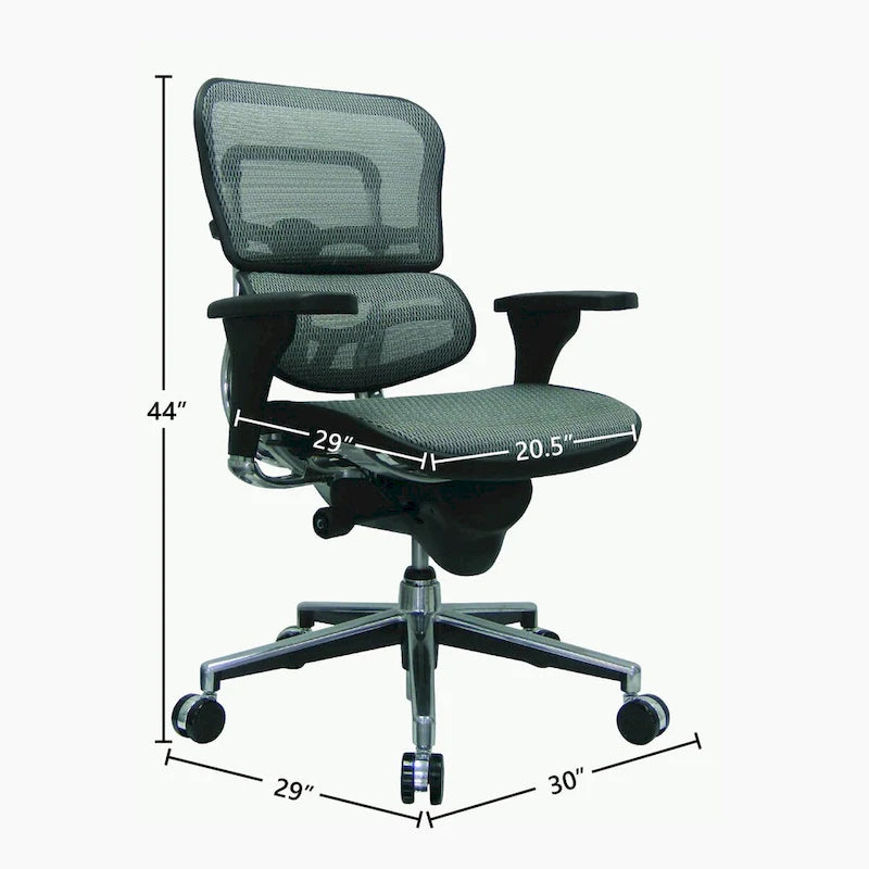 Fauteuil de bureau en maille Ergohuman de Eurotech Seating