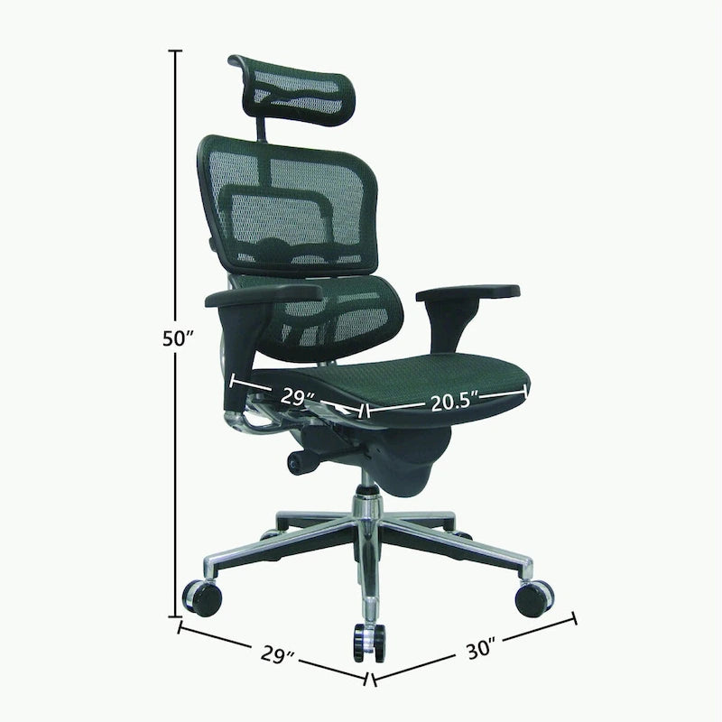 Fauteuil de bureau en maille Ergohuman de Eurotech Seating
